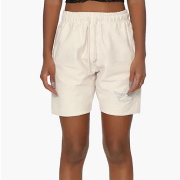 Boys Lie Pants - Boys Lie V3 Tan Cotton Sweat Shorts